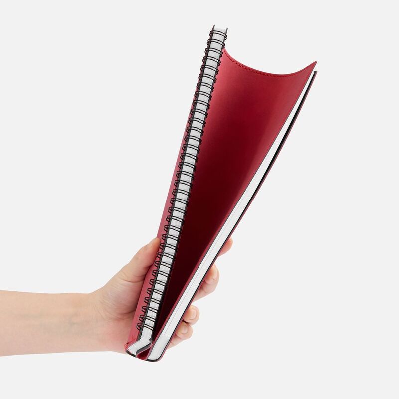 Ежедневник Notera Maxi, недатированный, красный арт.20135.50