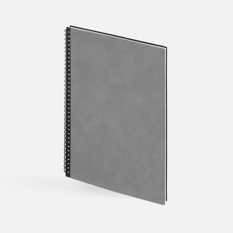 Ежедневник Notera Maxi, недатированный, серый арт.20135.10