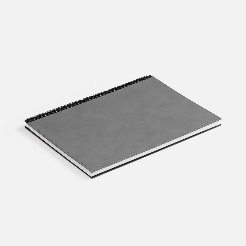 Ежедневник Notera Maxi, недатированный, серый арт.20135.10