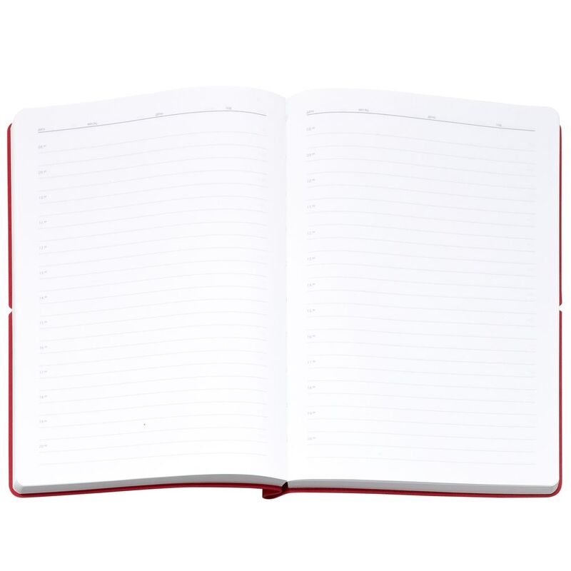 Ежедневник Flexpen Bright, недатированный, красный арт.21168.50