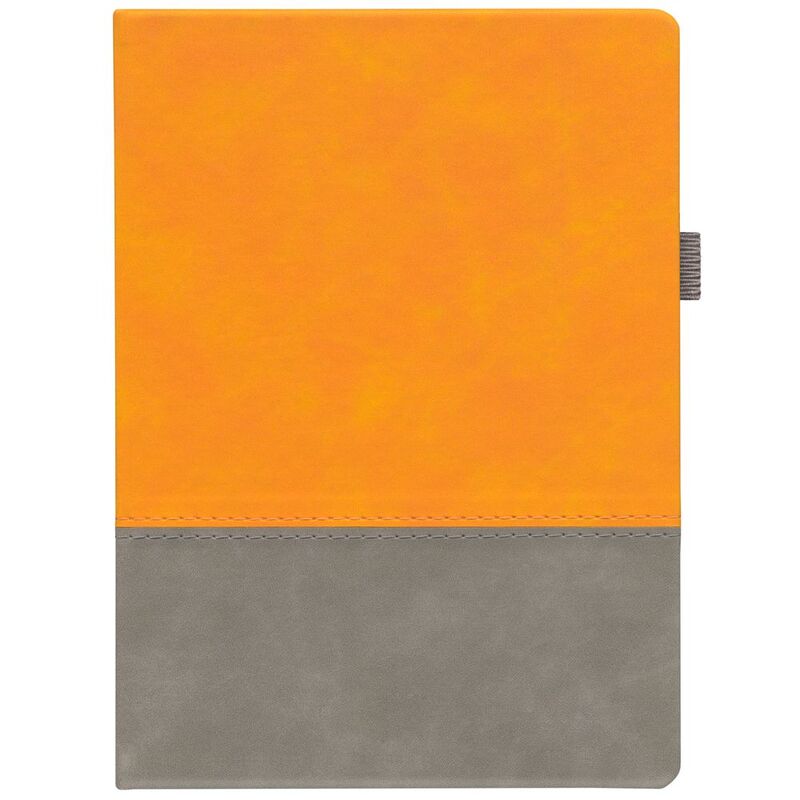 Ежедневник Horizon, недатированный, серый с оранжевым арт.21172.12
