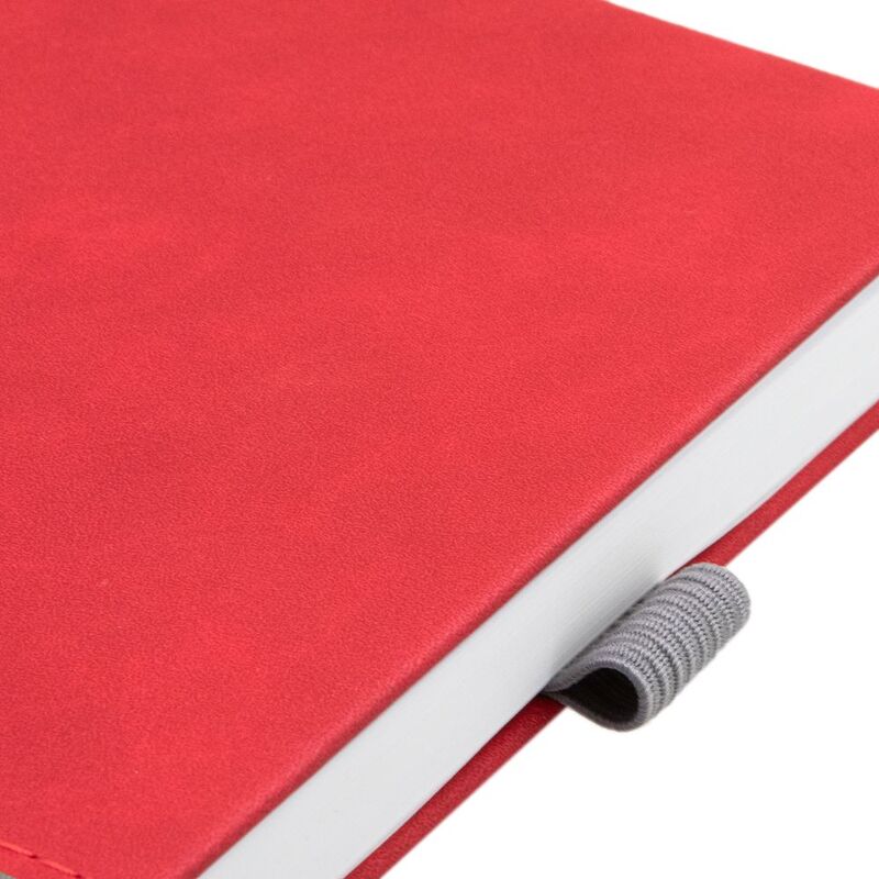 Ежедневник Horizon, недатированный, серый с красным арт.21172.15