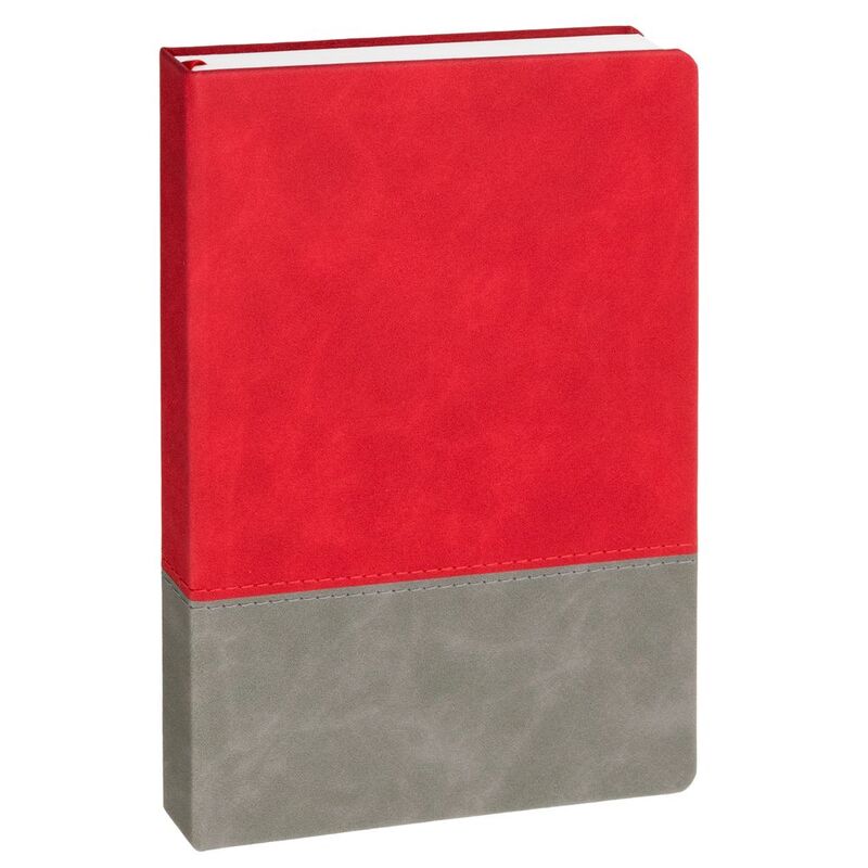 Ежедневник Horizon, недатированный, серый с красным арт.21172.15