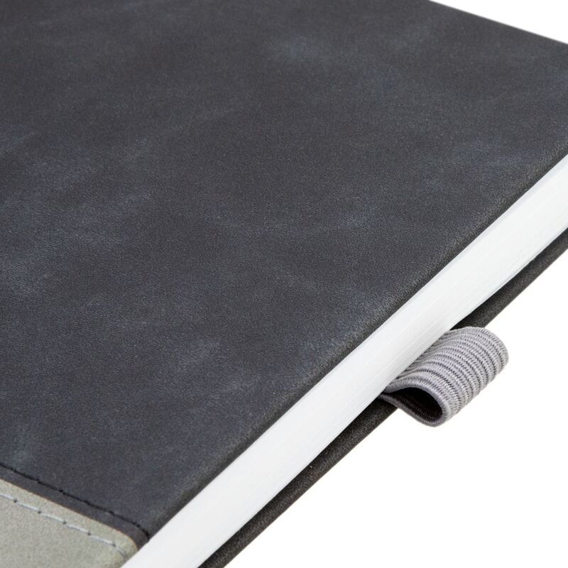 Ежедневник Horizon, недатированный, серый с черным арт.21172.13