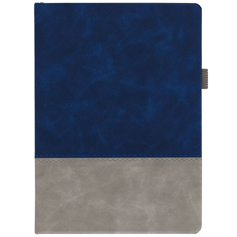 Ежедневник Horizon, недатированный, серый с синим арт.21172.41