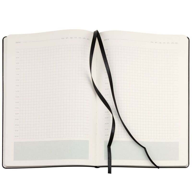 Ежедневник Lable Touch, недатированный, черный арт.21177.30