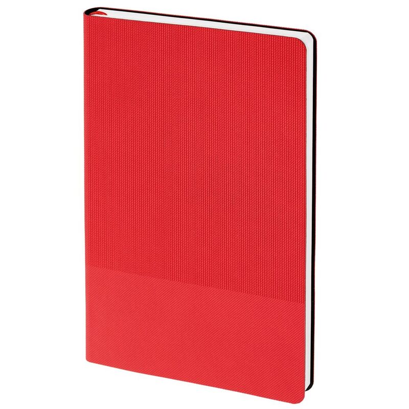Ежедневник Knit, недатированный, красный арт.21179.50