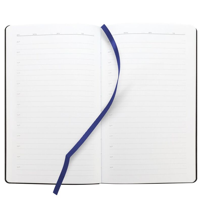 Ежедневник Knit, недатированный, темно-синий арт.21179.44