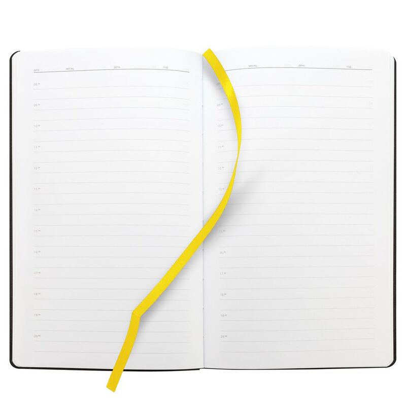 Ежедневник Knit, недатированный, желтый арт.21179.80