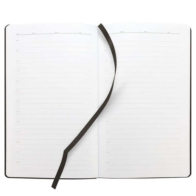 Ежедневник Knit, недатированный, черный арт.21179.30