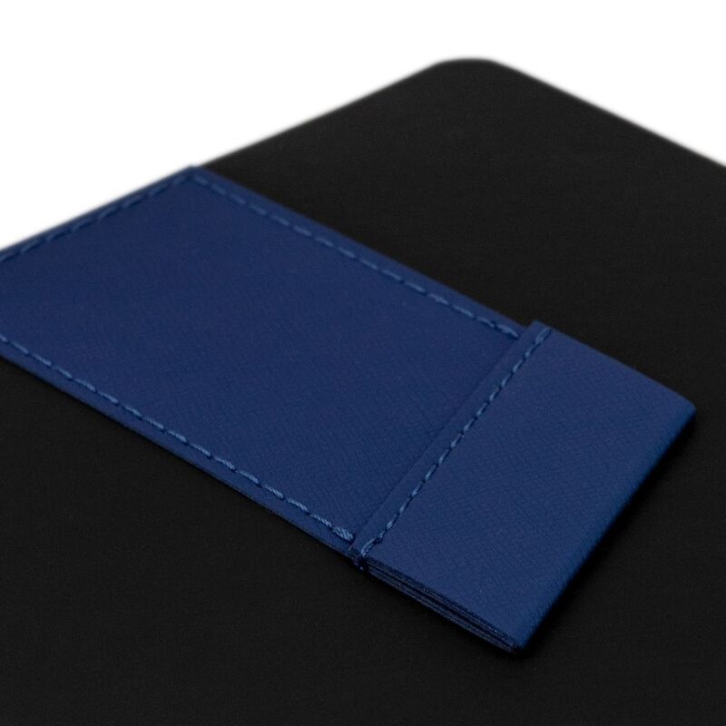 Ежедневник Bookmark, недатированный, черный с синим арт.21180.34