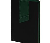 Ежедневник Bookmark, недатированный, черный с зеленым арт.21180.39
