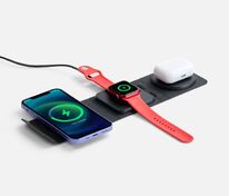 Складная станция беспроводной зарядки triFlex Light, черная арт.18382.30