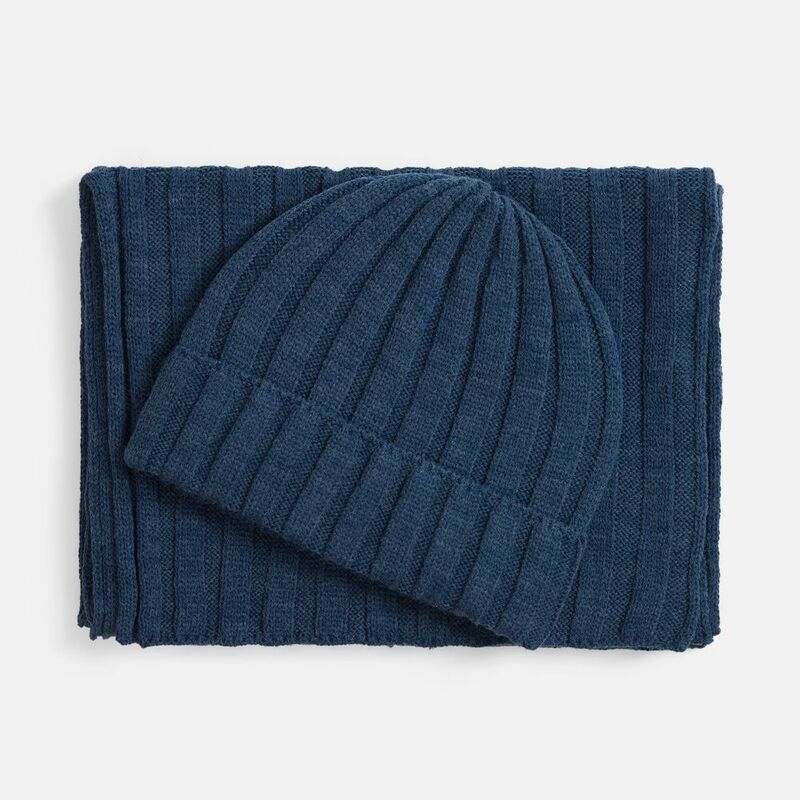 Шапка Metelitsa, синий меланж (джинс) арт.19242.45