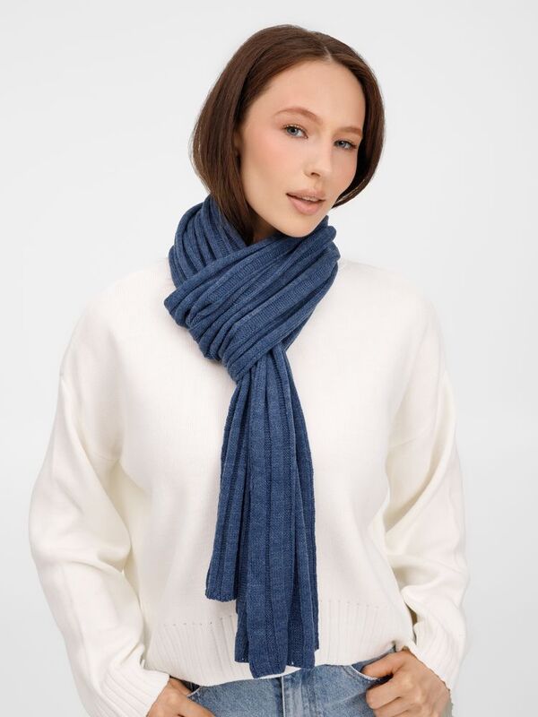 Шарф Metelitsa, синий меланж (джинс) арт.19243.45