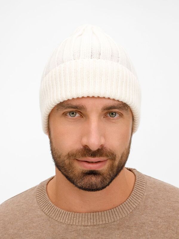 Шапка Bellish, белая (ванильная) арт.19244.61