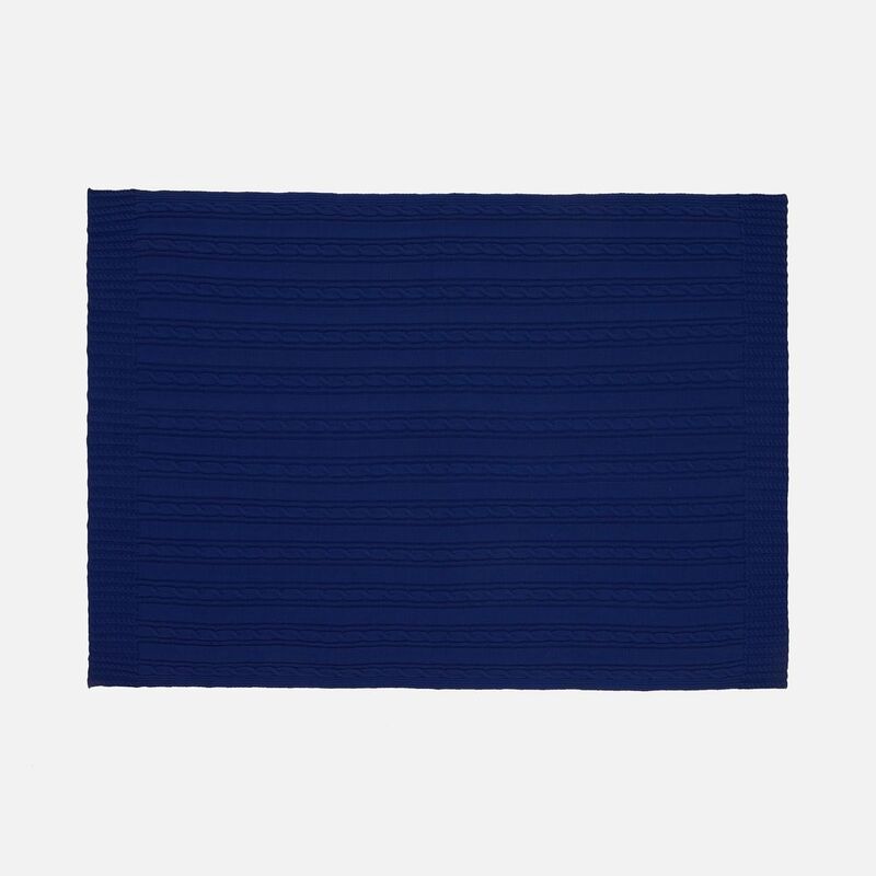 Плед Remitti, темно-синий (кобальт) арт.19246.46