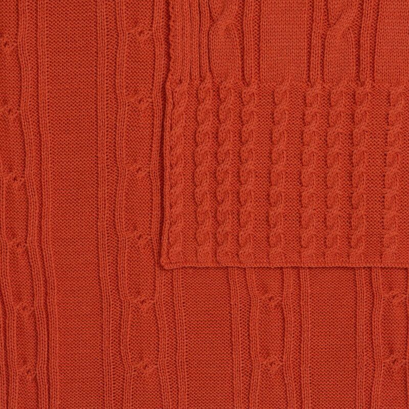 Плед Remitti, оранжевый (морковь) арт.19246.20