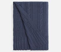 Плед Remitti, серо-синий (сланец) арт.19246.27