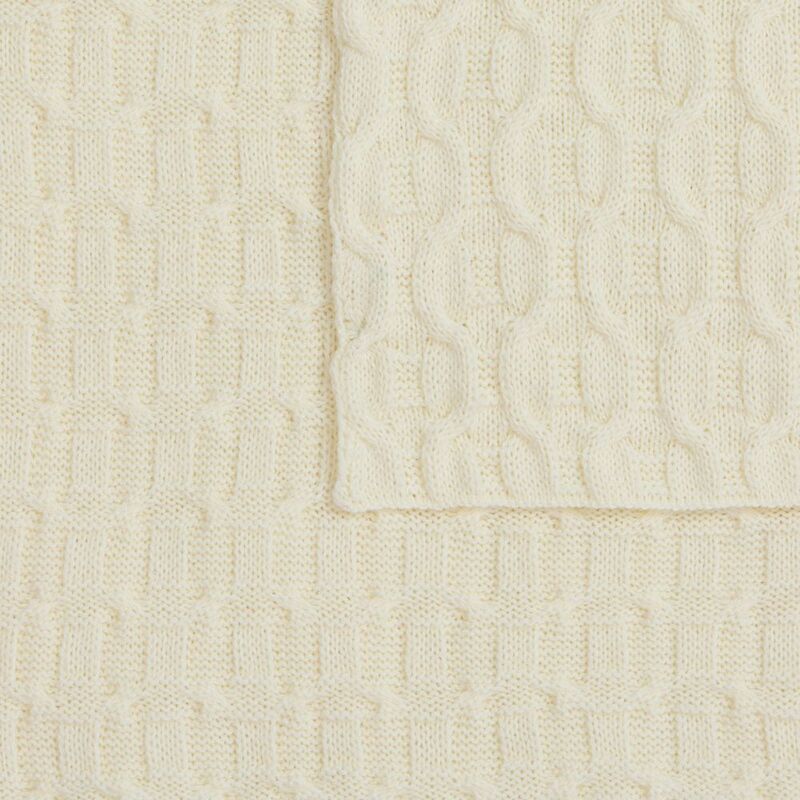 Плед Braidera, белый (молочный) арт.19247.61