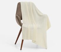 Плед Quadrisma, белый (молочный) арт.19248.61