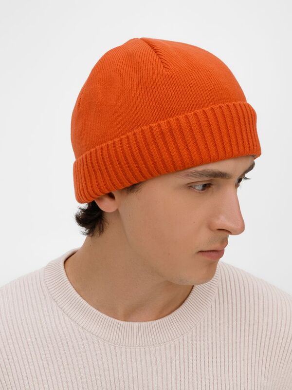 Шапка ComFleece, темно-оранжевая (кирпичная) арт.19249.20