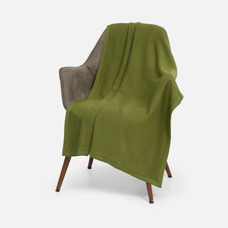 Плед Ornato, зеленый (лавровый) арт.16741.98