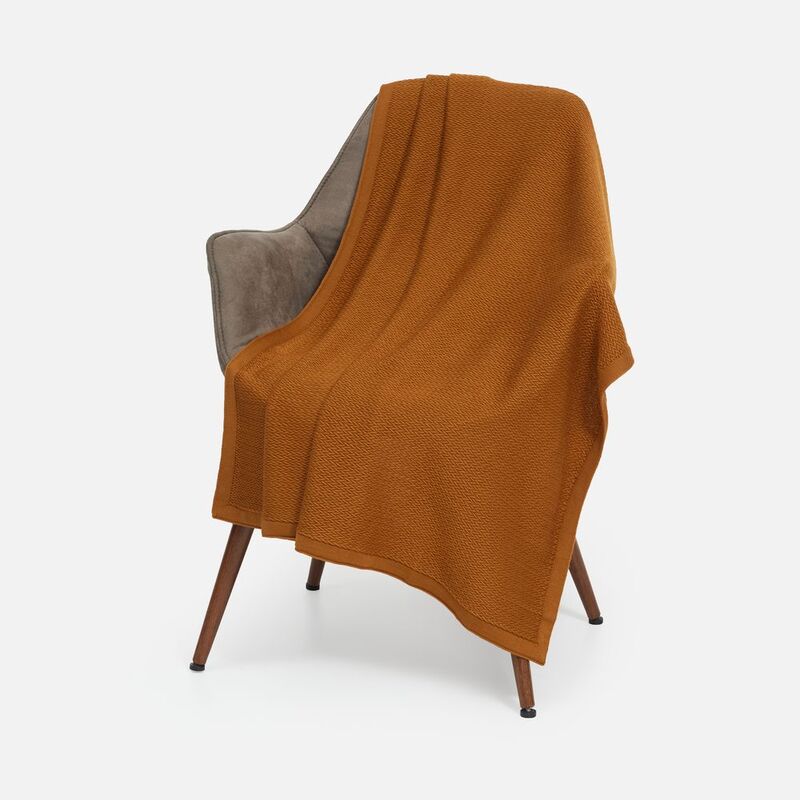 Плед Ornato, оранжевый (светлое золото) арт.16741.81