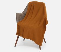 Плед Ornato, оранжевый (светлое золото) арт.16741.81