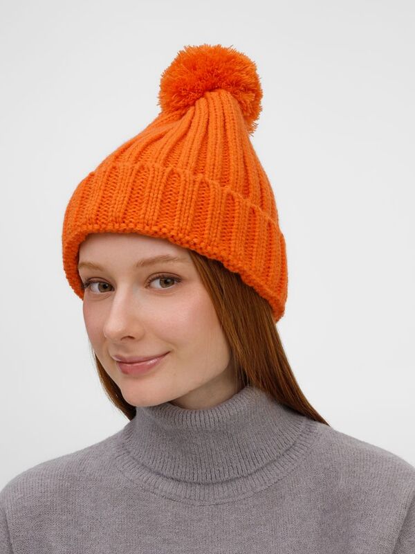 Шапка HappyGo, оранжевая арт.28897.20