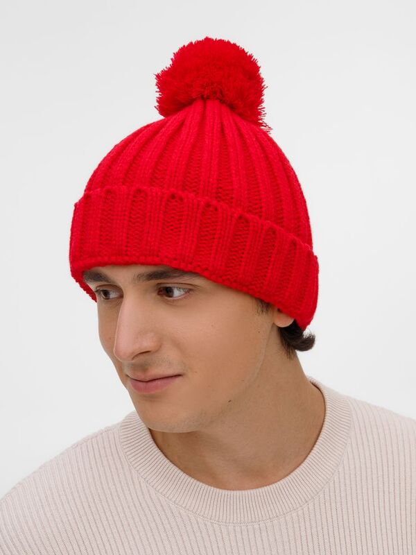 Шапка HappyGo, красная арт.28897.50