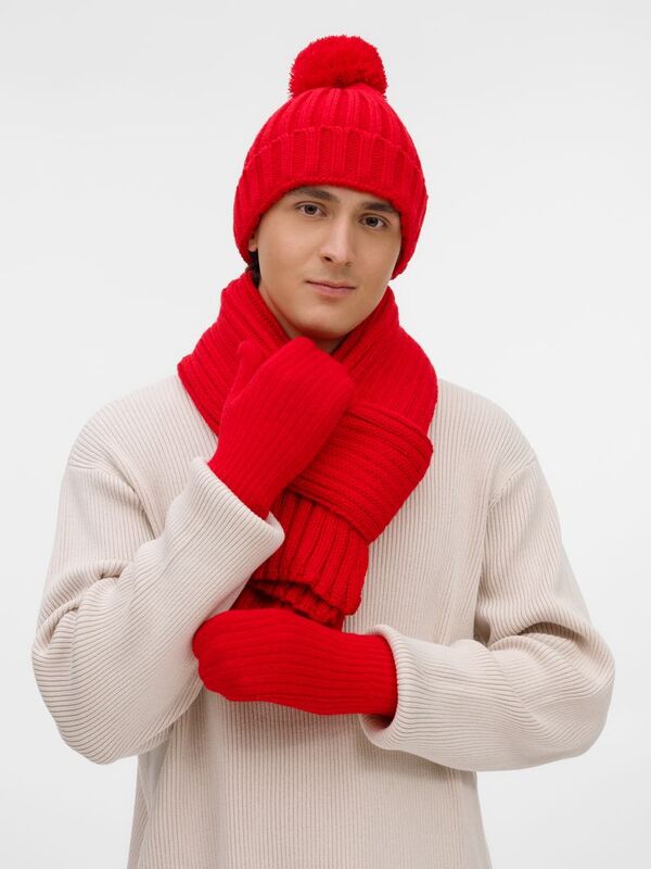 Шапка HappyGo, красная арт.28897.50