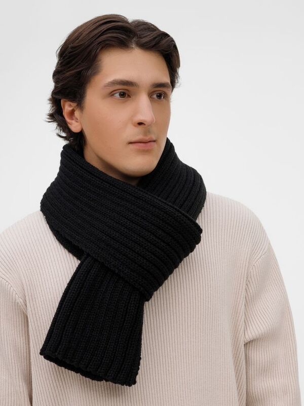 Шарф HappyGo, черный арт.28899.30