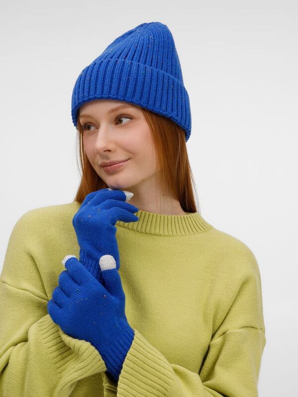 Перчатки сенсорные Spotti Senso, синие арт.28900.44