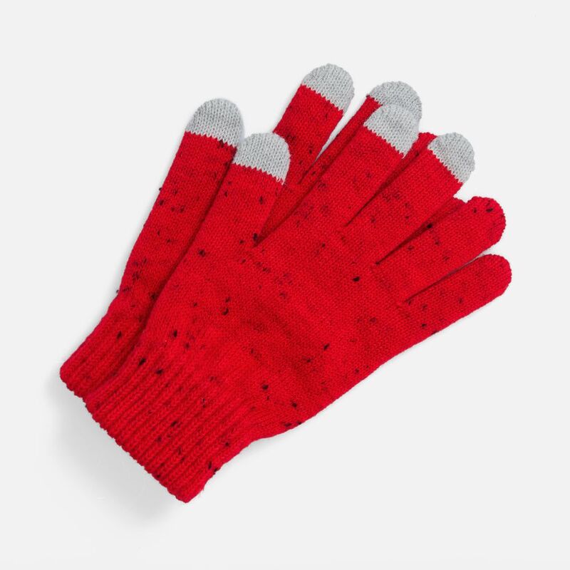 Перчатки сенсорные Spotti Senso, красные арт.28900.50