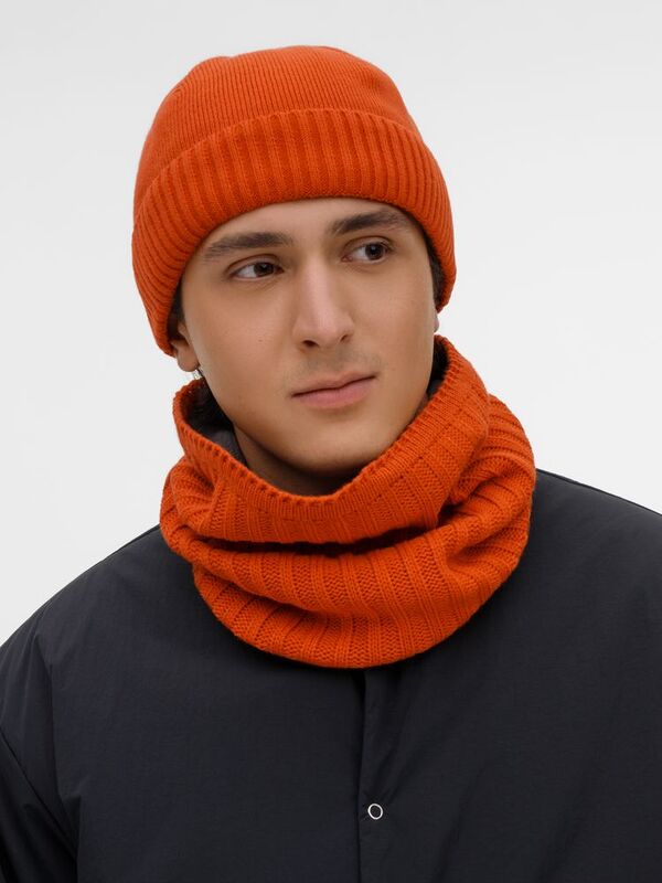 Снуд ComFleece, темно-оранжевый (кирпичный) арт.19250.20