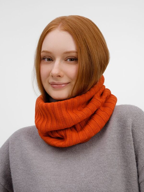 Снуд ComFleece, темно-оранжевый (кирпичный) арт.19250.20