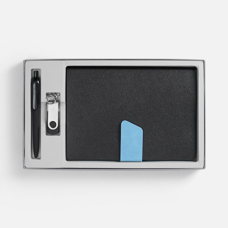 Набор Boom Memory, черный с голубым арт.22200.14