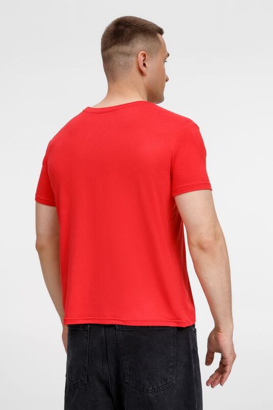 Футболка унисекс Senti, красная арт.20185.50