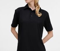 Рубашка поло унисекс Senti, черная арт.20186.30