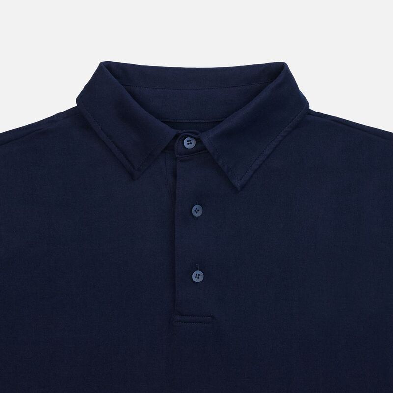 Рубашка поло унисекс Senti, темно-синяя арт.20186.40