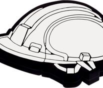 Флешка &laquo;Каска&raquo;, белая, 16 Гб арт.5405.66