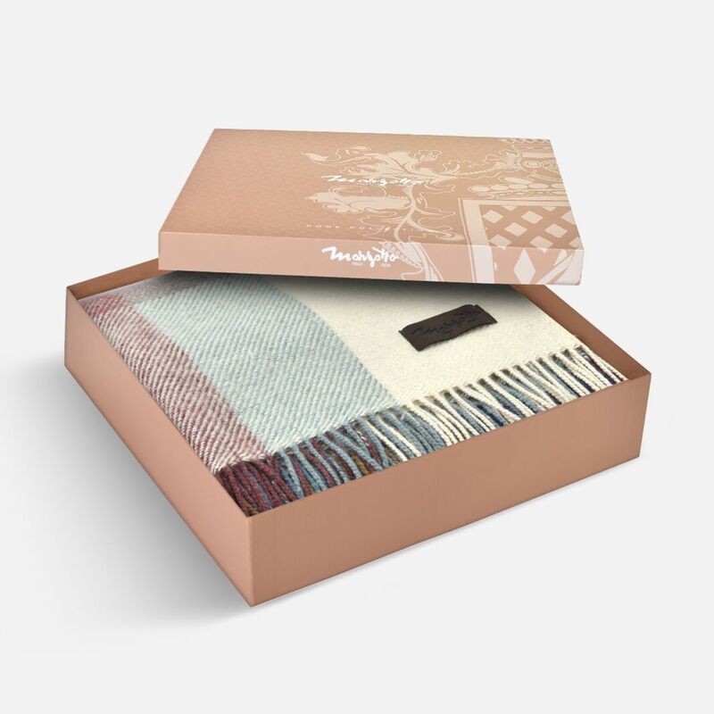 Плед Arequipa, голубой с красным арт.19020.14