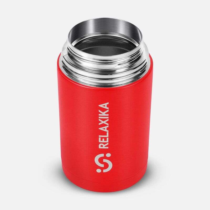 Термос для еды Relaxika 1000, красный арт.15476.50