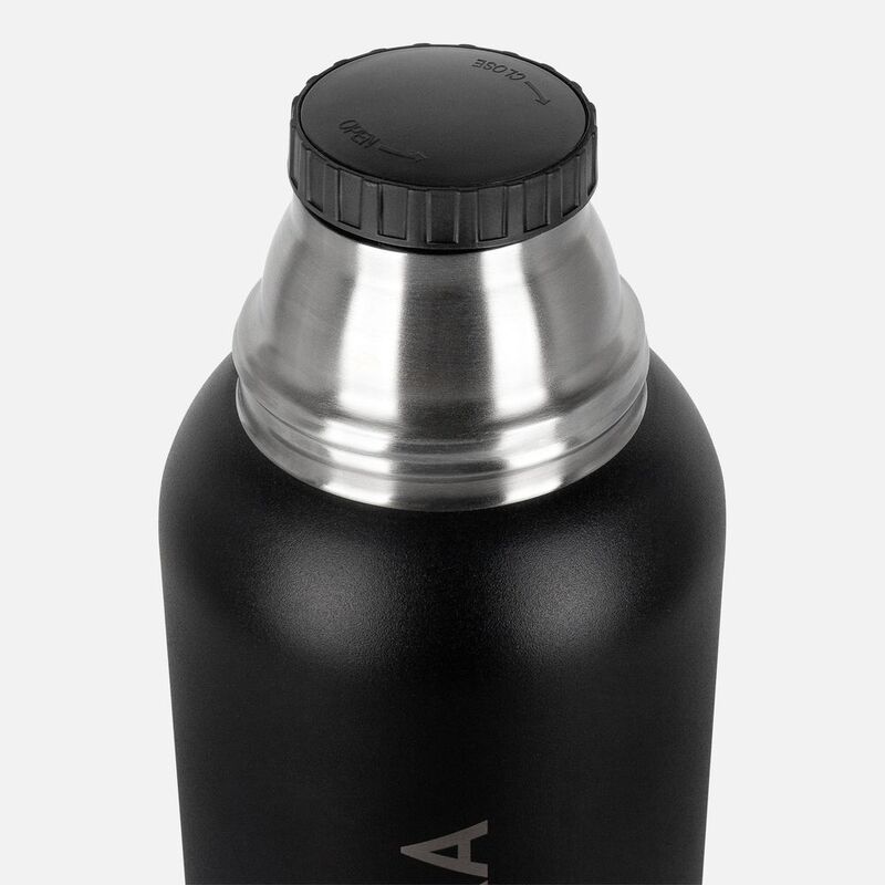 Термос Relaxika 1200 со стикерпаком, черный арт.18448.30