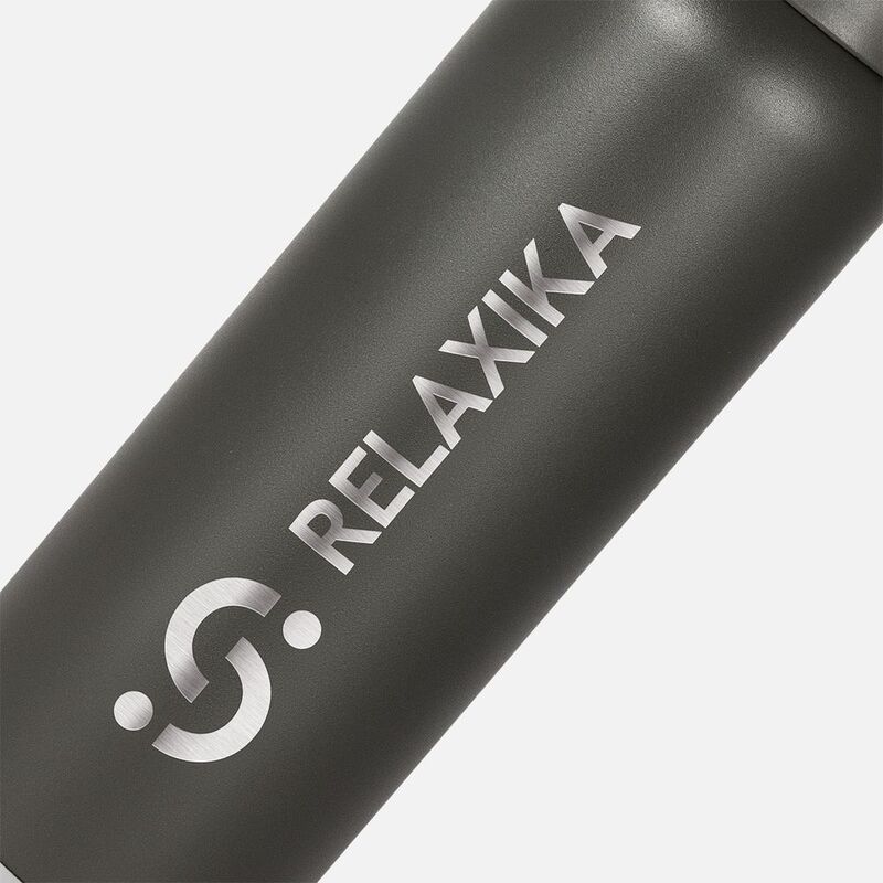 Термос Relaxika 1000 со стикерпаком, хаки арт.18447.90