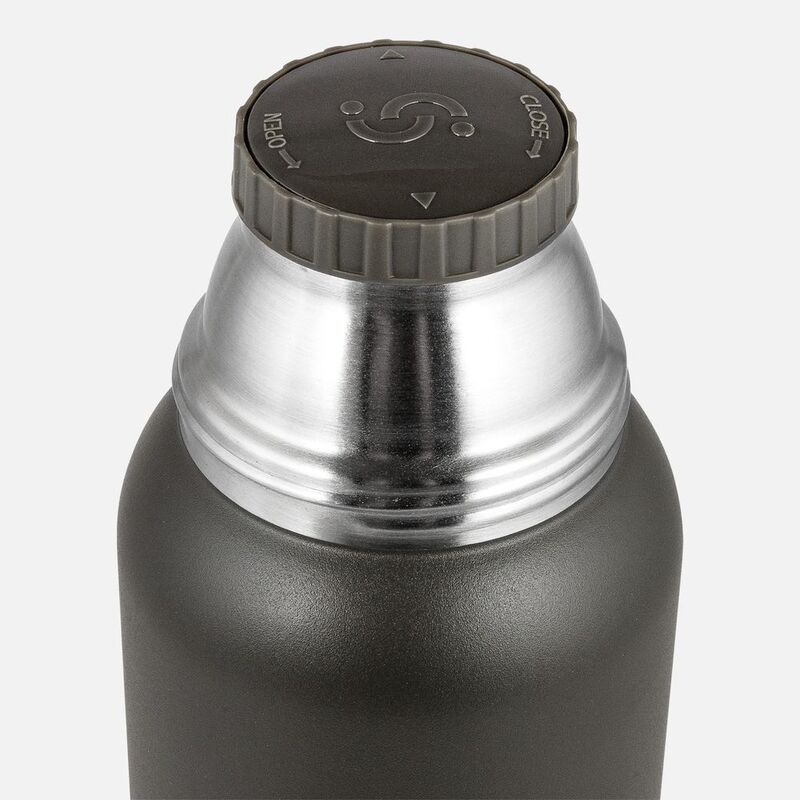 Термос Relaxika 1000 со стикерпаком, хаки арт.18447.90