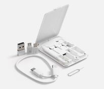 Органайзер с беспроводной зарядкой и набором адаптеров Octopod, белый арт.16877.60