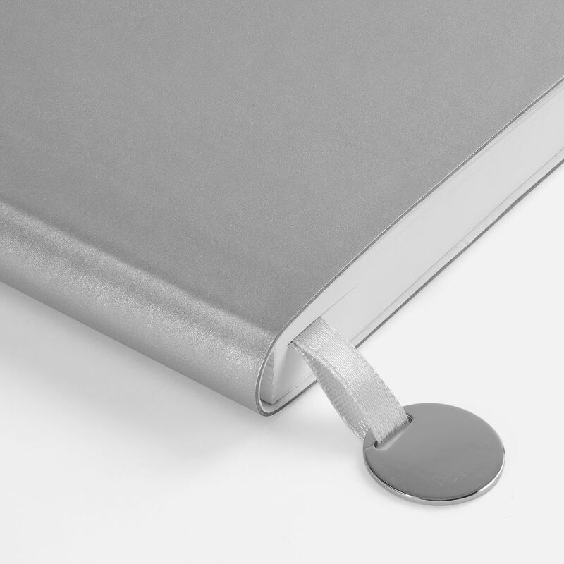 Ежедневник Waltz, недатированный, серебристый арт.23878.10