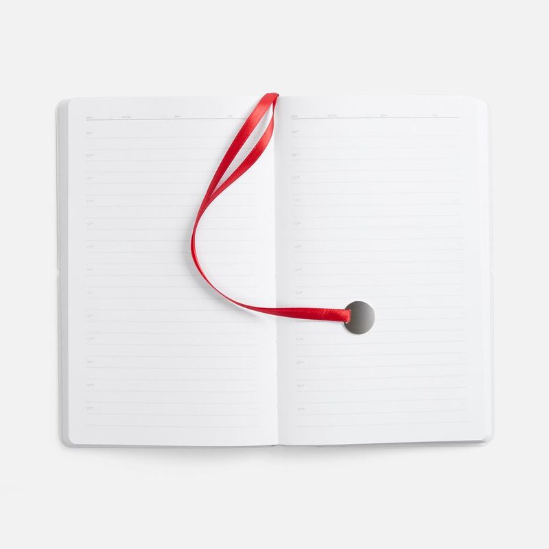 Ежедневник Waltz, недатированный, красный арт.23878.50